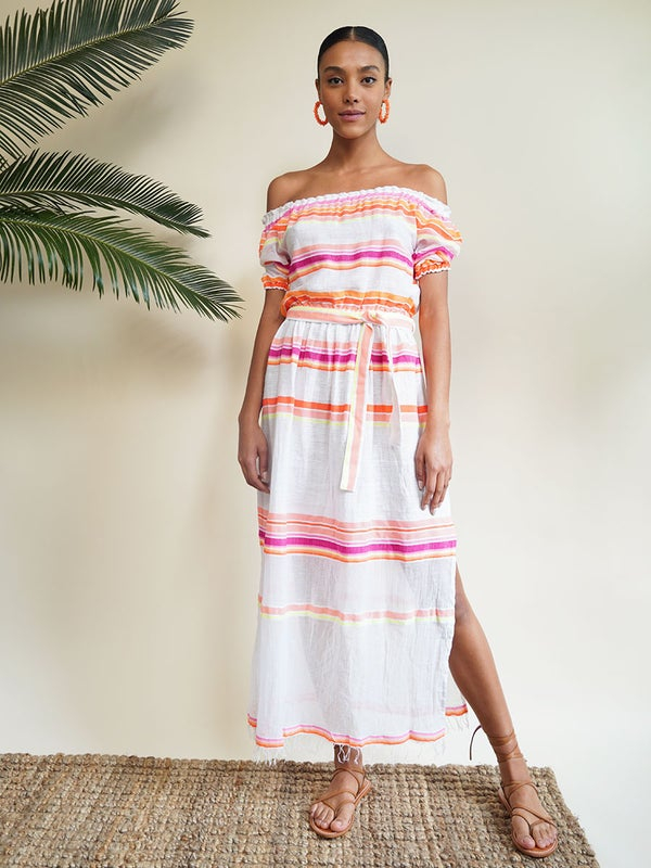 Qelem Long Off Shoulder Dress