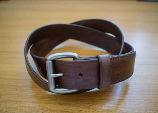 Stained Belt with Roller Buckle