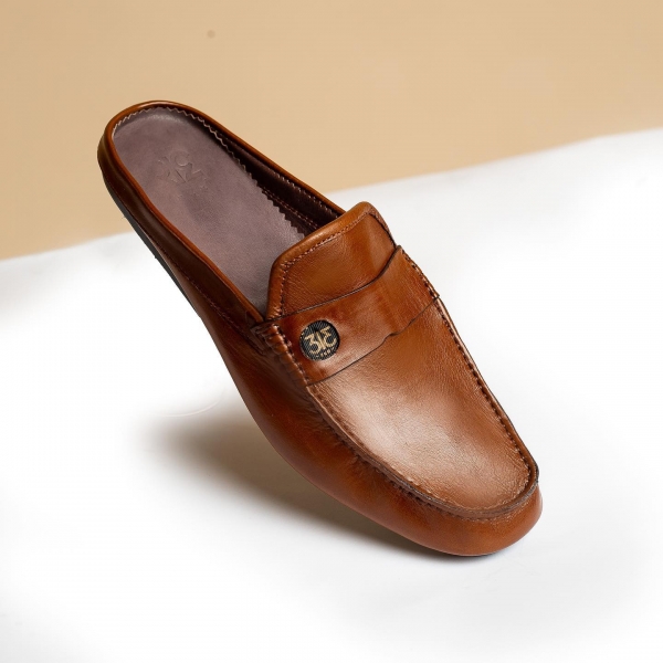 Brown Loafers mule